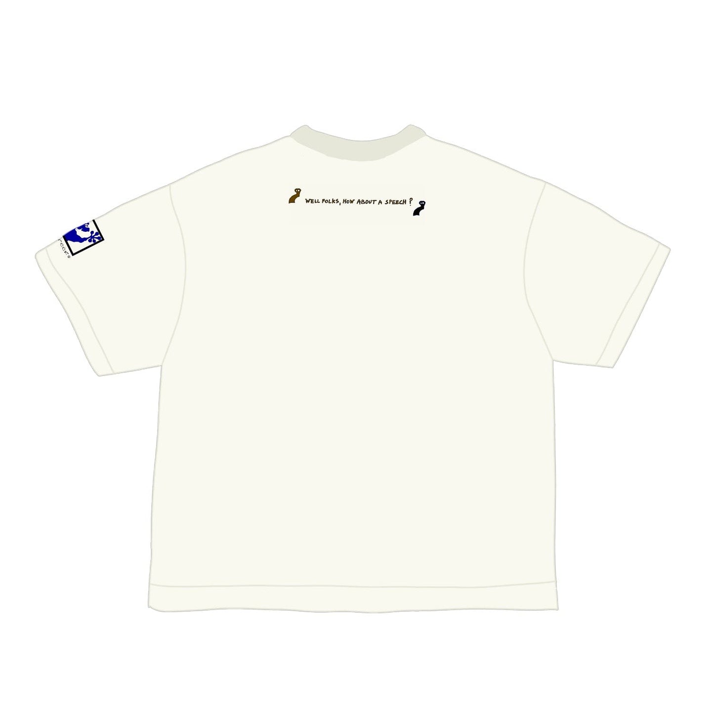 "Well folks, how about a speech?" Black