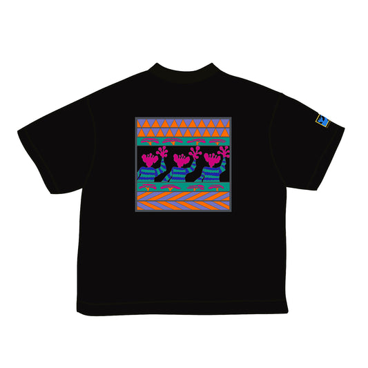 "Hi there, did you see my dog?" Black