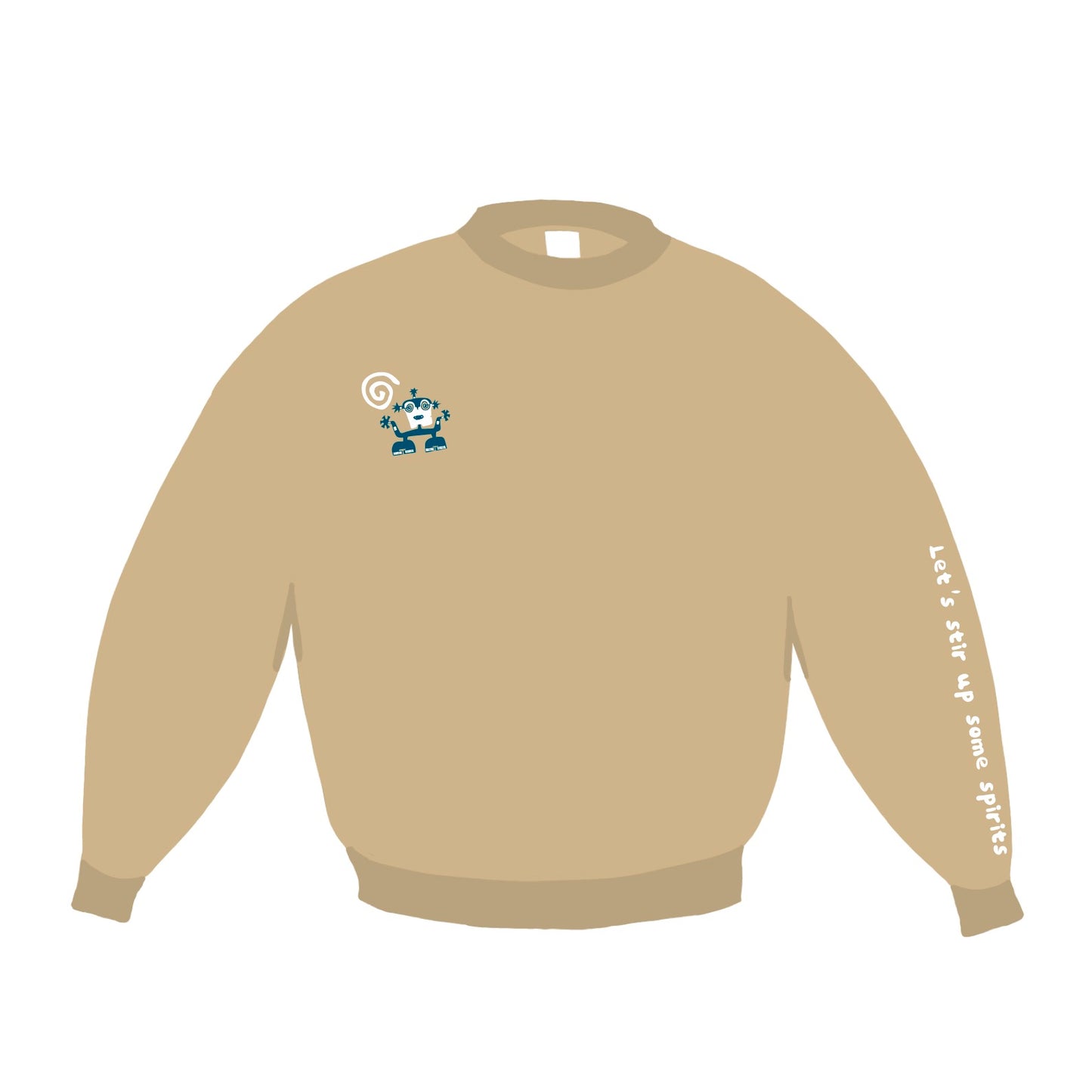 "Let's stir up some spirits" Crewneck