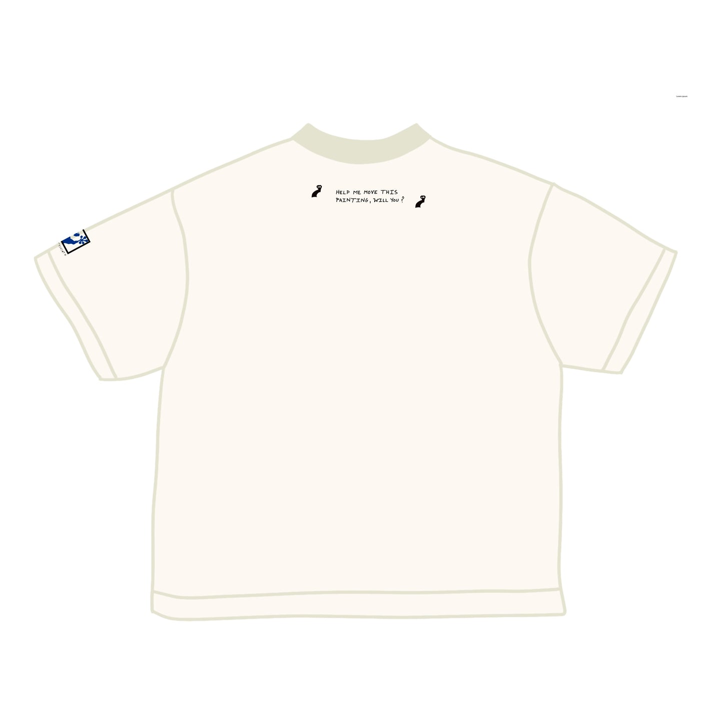 "Help me move this painting, will you?" White