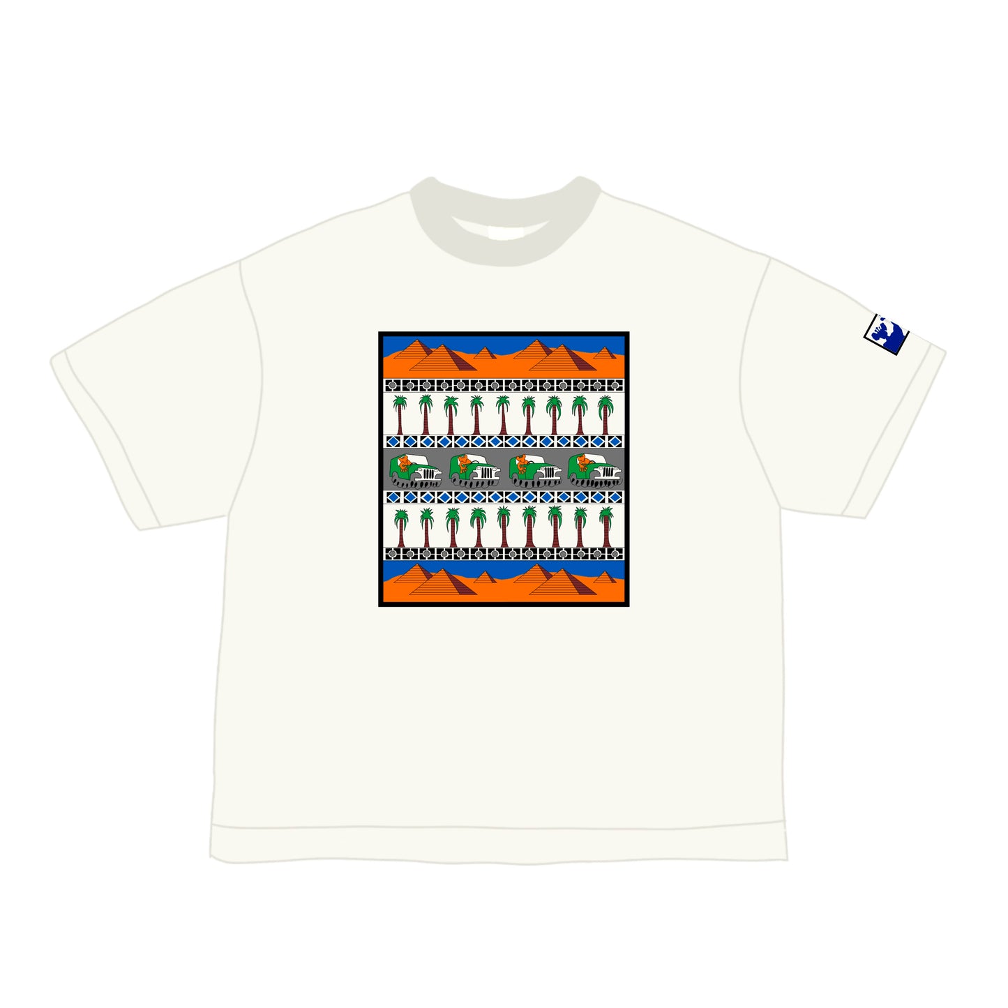 "I'm glad I didn't choose that camel trip" White