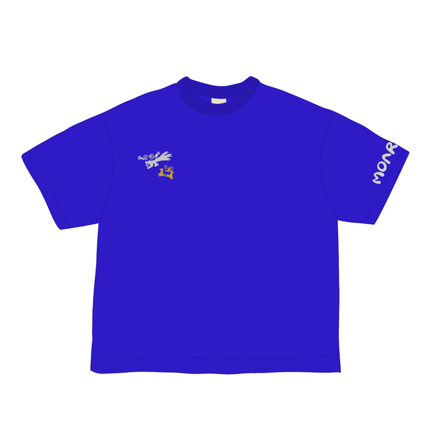 "The Backyard Dudes" T-shirt Electric Blue